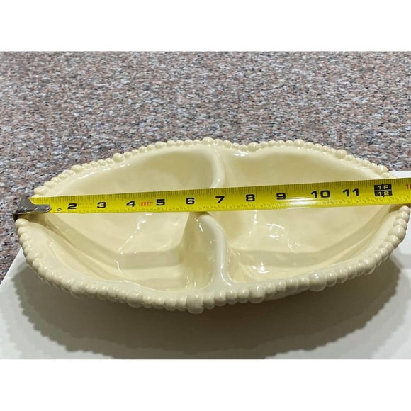 Beatriz Ball Alegria Melamine Double Dip Bowl ~Color: Butter ~Size: Os~ - Picture 8 of 9